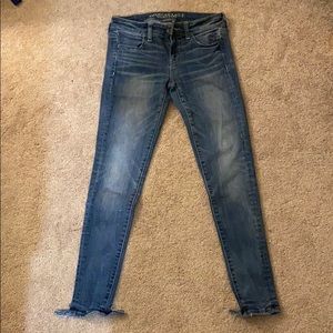 low rise american eagle jegging